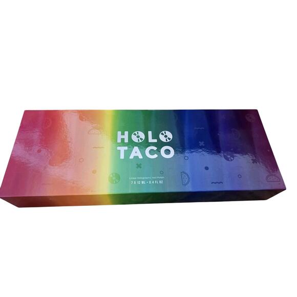 Holo Taco OG Rainbow Collection Complete Set! Boxes & ALL 7 Nail Polishes - Picture 3 of 10